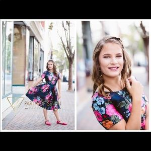 CHI CHI LONDON Midi Prom Dress Full Skirt